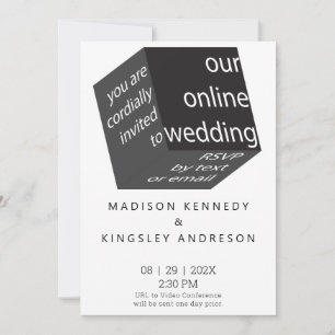 Geometrische Nieuwe Hoge Tech Epische Zwarte Kubus Kaart