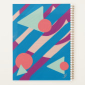 Geometrische olievormen palet planner (Achterkant)