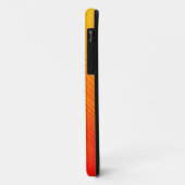 Geometrische ombre oranje en geel Case-Mate iPhone case (Achterkant/links)
