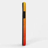 Geometrische ombre oranje en geel Case-Mate iPhone case (Achterkant/rechts)