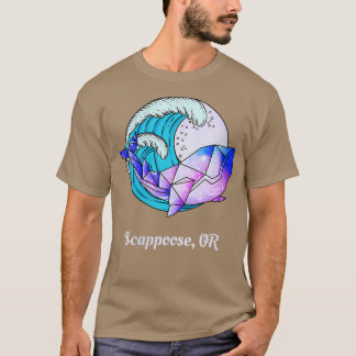 Geometrische Orca van vrouwen T-shirt