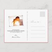 Geometrische origami belt Aziatische bruiloft om d Aankondigingskaart (Achterkant)