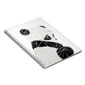 Geometrische panda notitieboek (Rechterzijde)