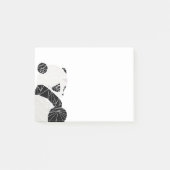 Geometrische panda post-it® notes (Voorkant)
