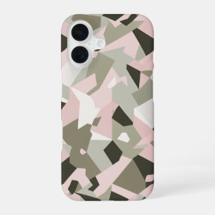 geometrische pastel iPhone 16 hoesje