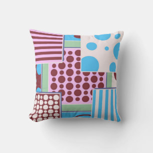 Geometrische patchwork American MoJo Pillow Kussen
