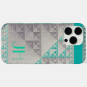 Geometrische patronen & Aangepast Monogram Case-Mate iPhone Case (Achterkant (horizontaal))