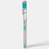 Geometrische patronen & Aangepast Monogram Case-Mate iPhone Case (Achterkant / Links)