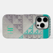 Geometrische patronen & Aangepast Monogram Case-Mate iPhone Case (Achterkant (horizontaal))