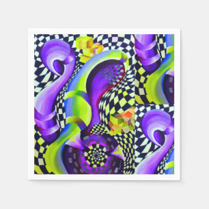 Geometrische patronen kunst Deco Servet