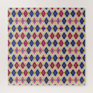 Geometrische patronen: Traditionele Textiel Illust Legpuzzel