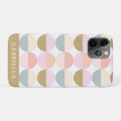 Geometrische patronen van pasta's Gepersonaliseerd Case-Mate iPhone Case (Achterkant (horizontaal))