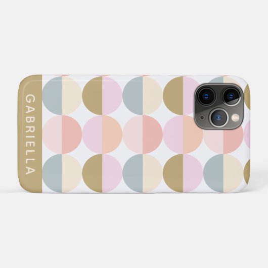 Geometrische patronen van pasta's Gepersonaliseerd Case-Mate iPhone Case (Achterkant (horizontaal))