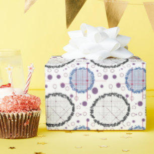 Geometrische patronen voor modern design cadeaupapier