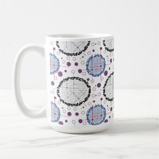 Geometrische patronen voor modern design koffiemok