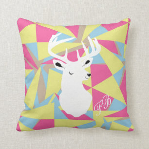 Geometrische patroonzakken Hoofd Funky Kussens