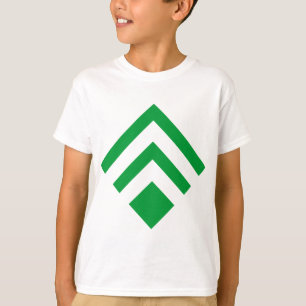 Geometrische Pijl 02 - Grass Green T-shirt