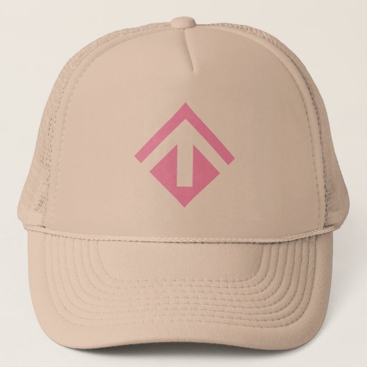 Geometrische Pijl 03 Trucker Pet (Voorkant)