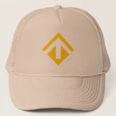 Geometrische Pijl 03 Trucker Pet (Voorkant)