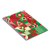 Geometrische Pop: Kleurrijke Abstracte Tegels. Notitieboek (Rechterzijde)