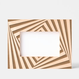 Geometrische Print Artsy Laser geëtst Afbeelding L Gegraveerde Lijstjes