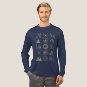 Geometrische Print - Heilige Geometrie Mathemat Tri-Blend Shirt