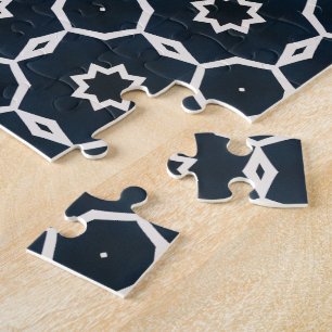 Geometrische print legpuzzel