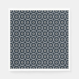 Geometrische print servet