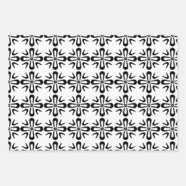 Geometrische print Verpakking Papieren Bladen Set  Inpakpapier Vel