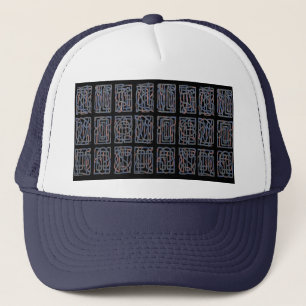 Geometrische Pulse Foam Trucker Hoed Pet