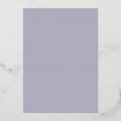 Geometrische rand geperste folie tafel nummer uitnodiging (Achterkant)