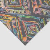 Geometrische regenbogen Diamonds Tissuepapier (Detail)