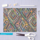 Geometrische regenbogen Diamonds Tissuepapier (Craft)