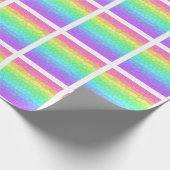 Geometrische regenboog cadeaupapier (Hoek)