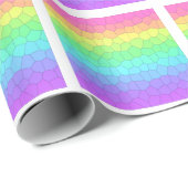 Geometrische regenboog cadeaupapier (Rol Hoek)