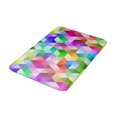 Geometrische regenboogkleuren Trendy Pattern Mat (Gekanteld)