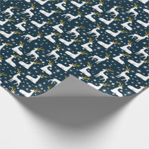 Geometrische rendieren en sterren Winter Design