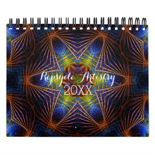 Geometrische Repsycle Arts Kalender
