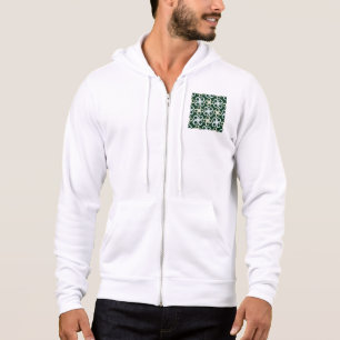Geometrische Retro Cirkels Patroon Hoodie