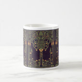 Geometrische Retro Design Coffee Mok (Center)