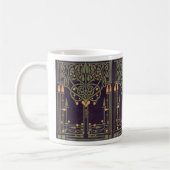 Geometrische Retro Design Coffee Mok (Links)