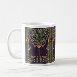 Geometrische Retro Design Coffee Mok