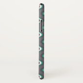 Geometrische retro ikat tribaal patroon Case-Mate iPhone case (Achterkant / rechts)