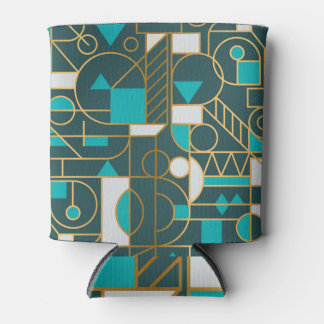 Geometrische retro: minimalistisch kunstwerk Poste Blikjeskoeler