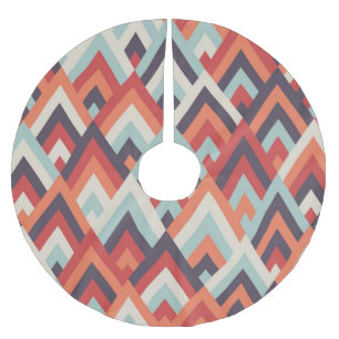 Geometrische Rhombus: kleurrijk patroon. Kerstboom Rok
