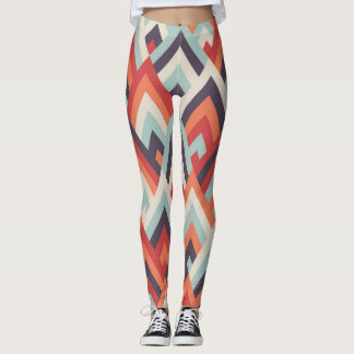 Geometrische Rhombus: kleurrijk patroon. Leggings