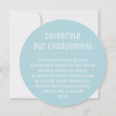 Geometrische Rond Rond Kaart (Achterkant)