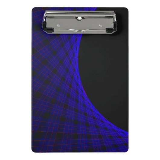 Geometrische ruimte Tapijt Mini Klembord (Voorkant)