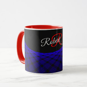 Geometrische ruimte vloerkleed koffiemok mok