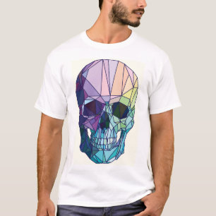 geometrische schedel t-shirt